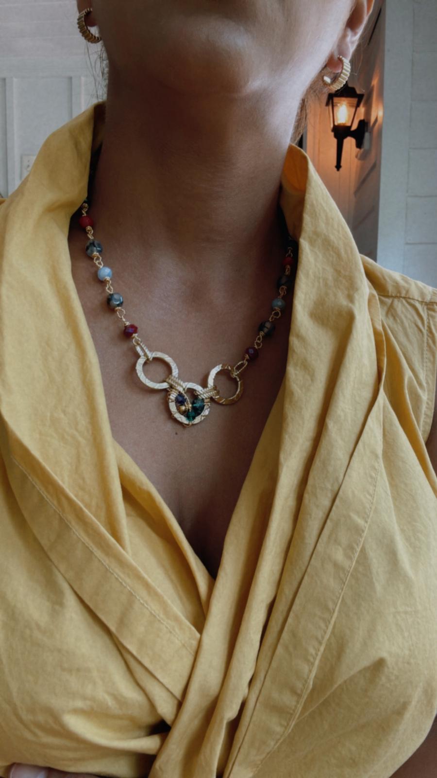 Necklace Triple Ring