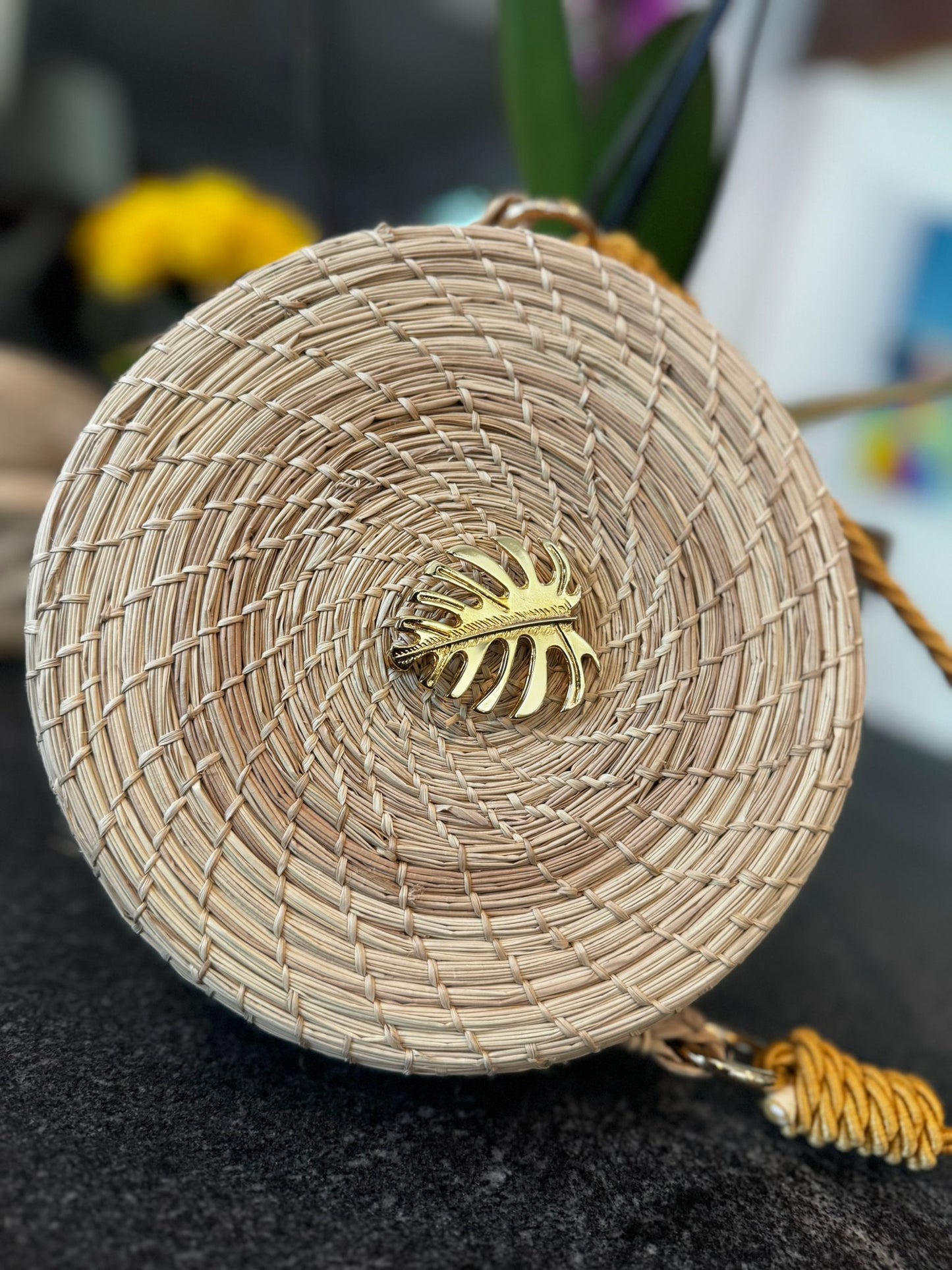 Iraca Palm Crossbody Bag
