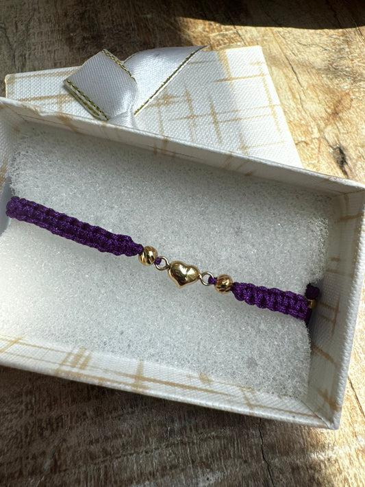 Bracelet Heart of Colombian Gold 18K