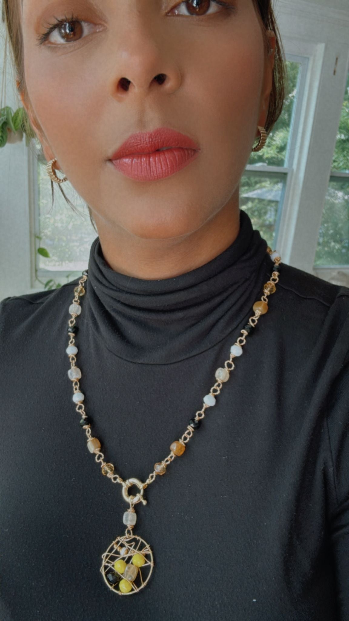 Necklace Noir Pearl