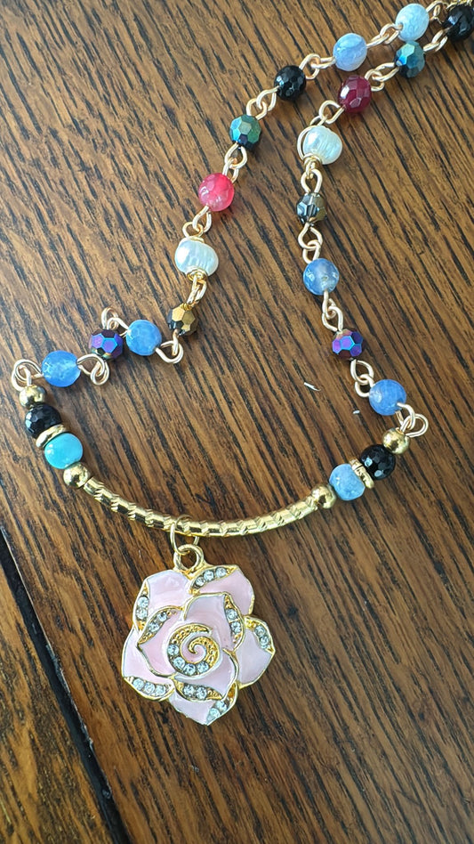 Necklace Rosa Bloom