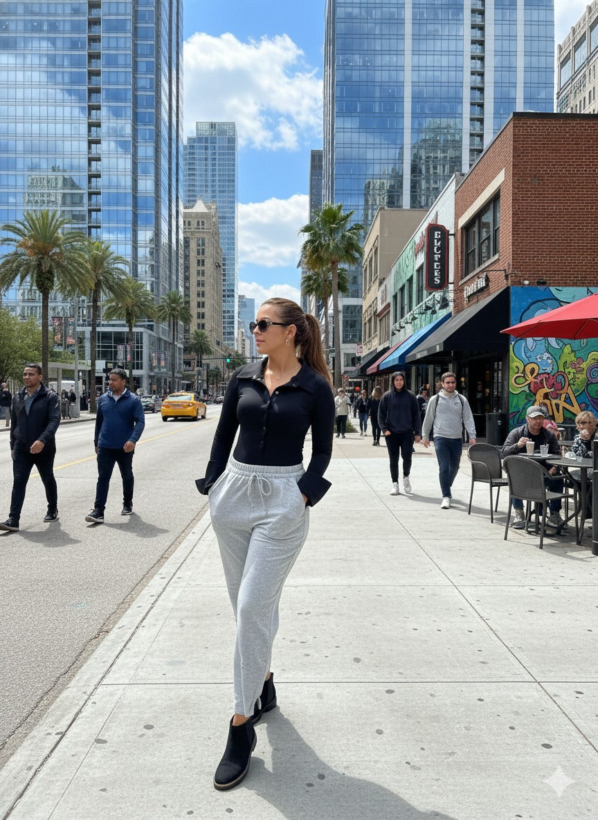 Chic Button bodysuit